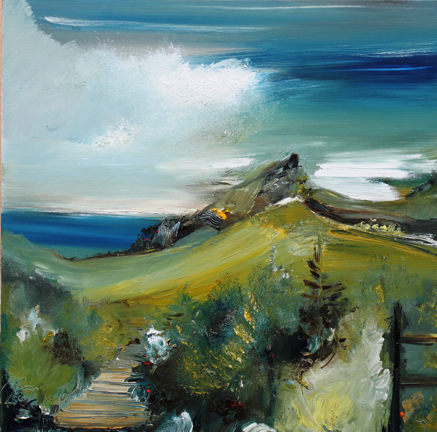 'Summer Hiking' by artist Rosanne Barr